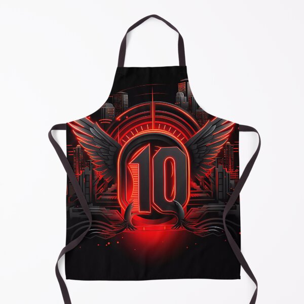 Item preview, “Night Vibes: 10K Logo in Red and Black” designed and sold by Art-Vortex-fr.
