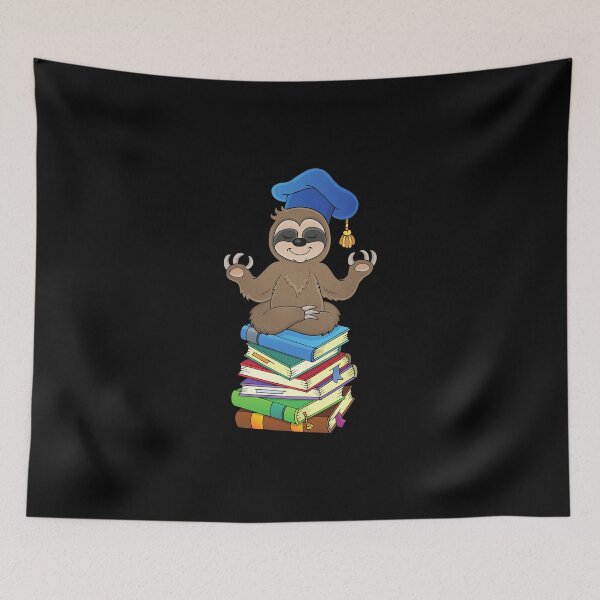 Item preview, Sloth and books designed and sold by Mateusz Majcherek.