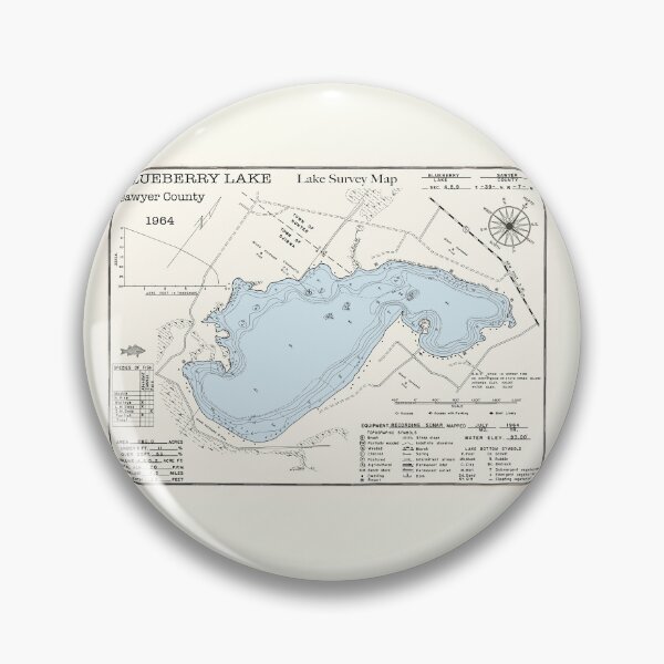 Item preview, Blueberry Lake WI Sawyer County designed and sold by Jean Plout.