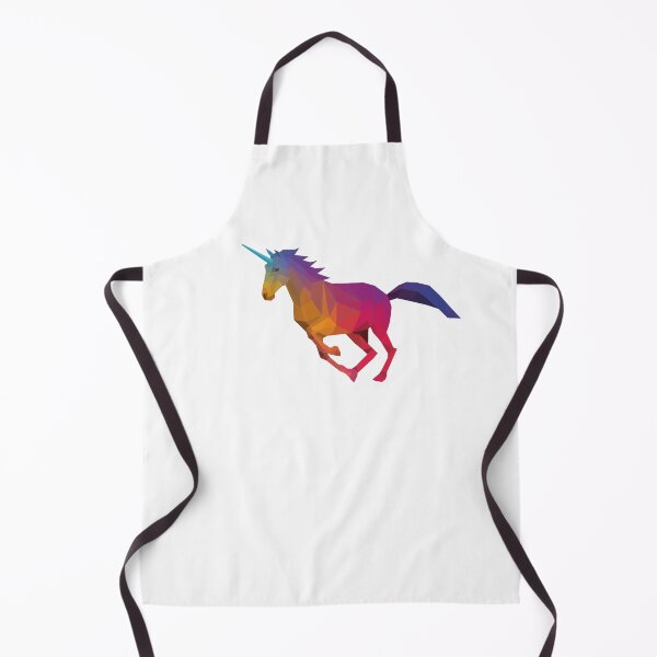 Item preview, Rainbow Low Poly Unicorn designed and sold by shaldesign.