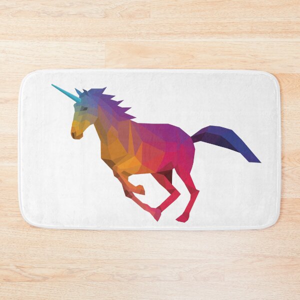 Item preview, Rainbow Low Poly Unicorn designed and sold by shaldesign.