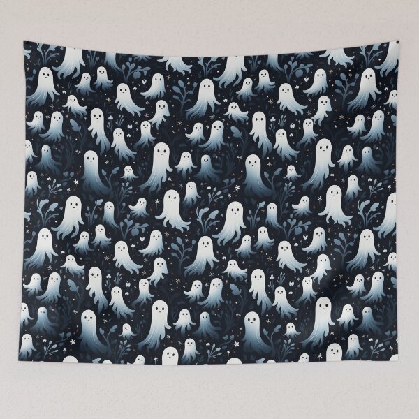 Item preview, Ethereal Echoes: Boo-tiful Ghosts Pattern designed and sold by KaleidoKiosk.