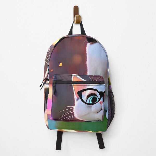 Item preview, Cute cat wearing glasses designed and sold by AiArtworkz.