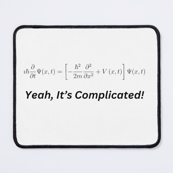 Item preview, Its Complicated, Schrodinger's Equation designed and sold by teaEarl-GreyHot.