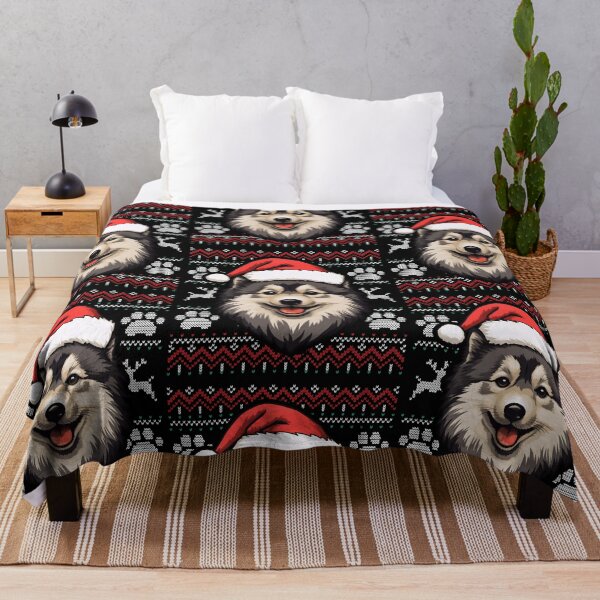 Item preview, Finnish Lapphund Ugly Sweater Christmas designed and sold by rafaeltto.