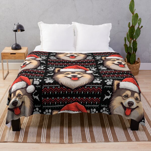 Item preview, Finnish Lapphund Ugly Sweater Christmas designed and sold by rafaeltto.