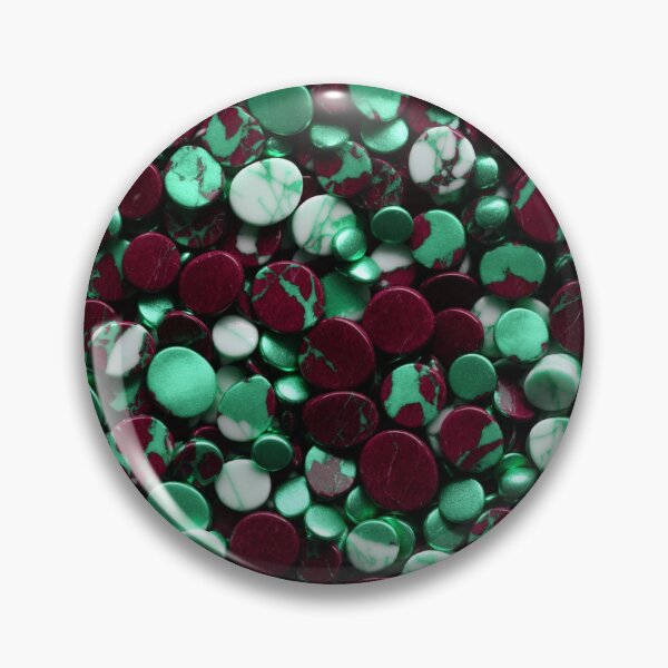 Item preview, Beautiful Smooth Colorful Pebbles Pattern - Green Teal Pink Marbles designed and sold by Moonsiess.