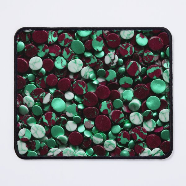 Item preview, Beautiful Smooth Colorful Pebbles Pattern - Green Teal Pink Marbles designed and sold by Moonsiess.