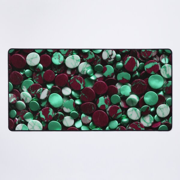 Item preview, Beautiful Smooth Colorful Pebbles Pattern - Green Teal Pink Marbles designed and sold by Moonsiess.