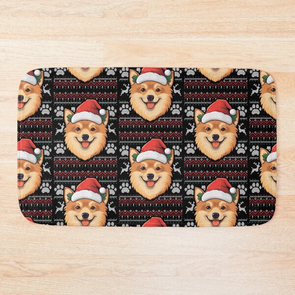 Item preview, Finnish Spitz Ugly Sweater Christmas designed and sold by rafaeltto.
