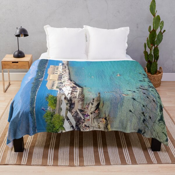 Item preview, Corfu Beach Club Paradise View Print designed and sold by HFGjewels.