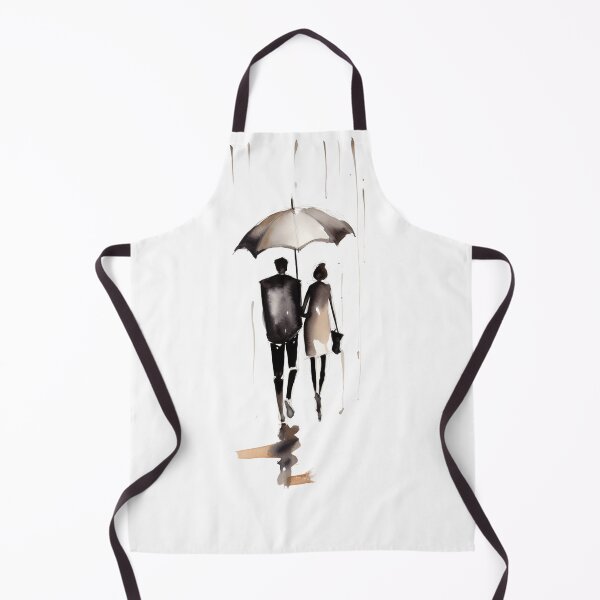 Item preview, Couple in the Rain designed and sold by Sketch-Shack.
