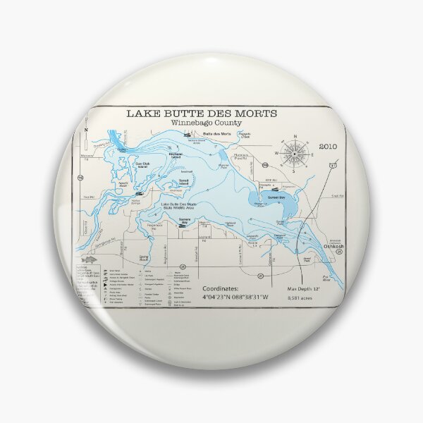 Item preview, Butte Des Morts Lake WI Winnebago County designed and sold by Jean Plout.