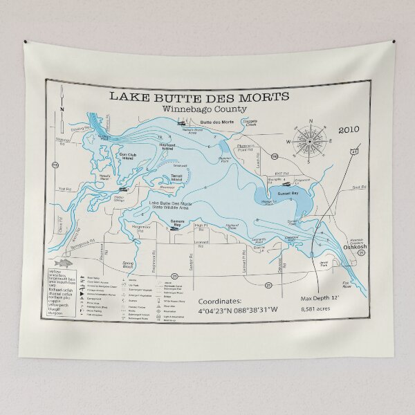 Item preview, Butte Des Morts Lake WI Winnebago County designed and sold by Jean Plout.