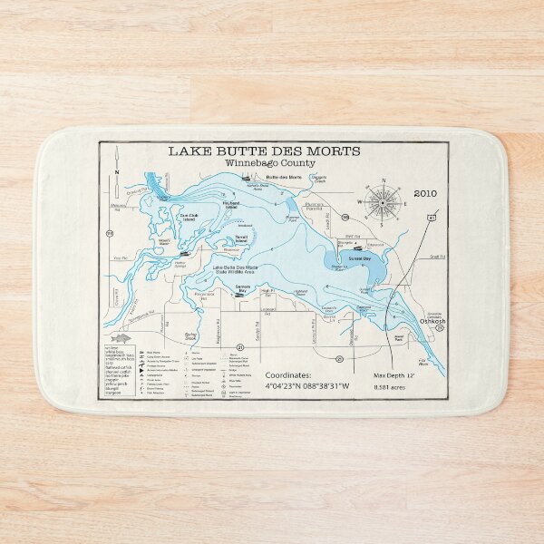 Item preview, Butte Des Morts Lake WI Winnebago County designed and sold by Jean Plout.
