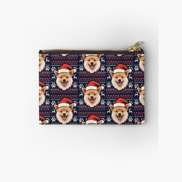 Item preview, Finnish Spitz Ugly Sweater Christmas designed and sold by rafaeltto.