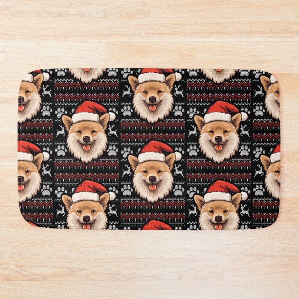 Item preview, Finnish Spitz Ugly Sweater Christmas designed and sold by rafaeltto.