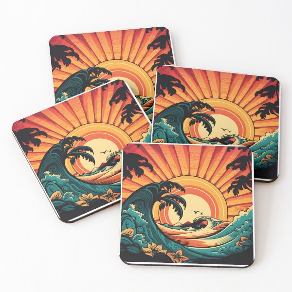 Item preview, Sunset wave designed and sold by DesignRebel138.