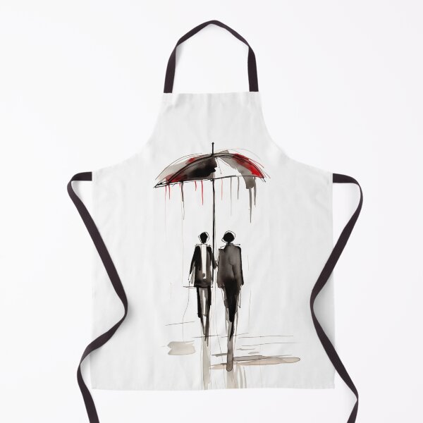 Item preview, Couple in the Rain designed and sold by Sketch-Shack.