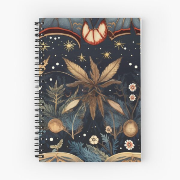 Item preview, Cosmic Whispers: Moth Amongst Nature's Bounty designed and sold by Geode-Designs.