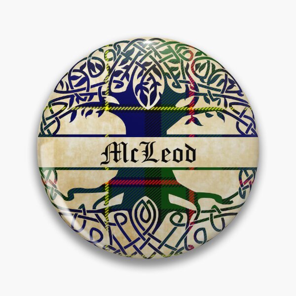 Item preview, McLeod Tree of Life Clan Scottish Surname tartan designed and sold by BagTown Clans.