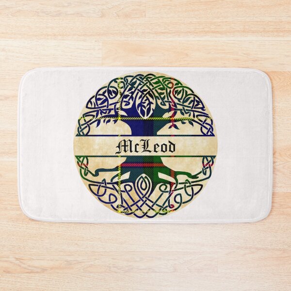 Item preview, McLeod Tree of Life Clan Scottish Surname tartan designed and sold by BagTown Clans.