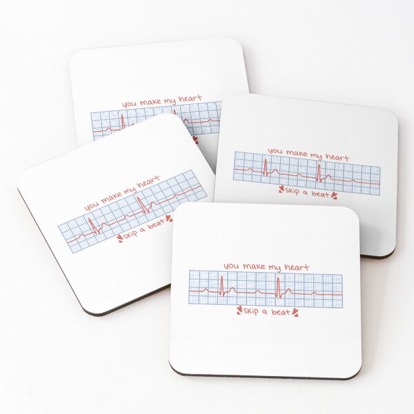 Item preview, You make my heart skip a beat ecg ekg designed and sold by Jemocha.