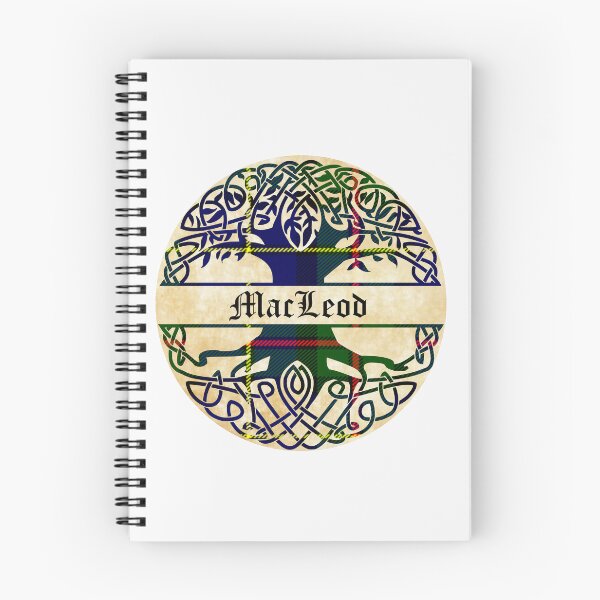 Item preview, MacLeod Tree of Life Clan Scottish Surname tartan designed and sold by BagTown Clans.