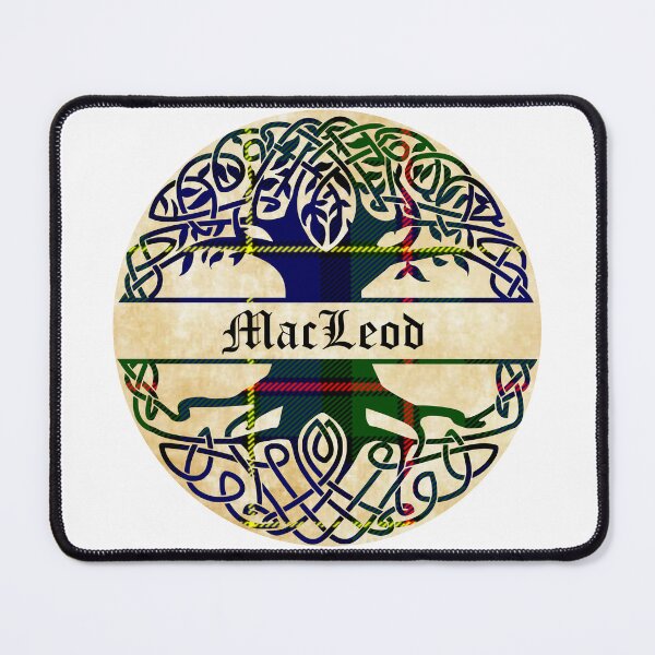Item preview, MacLeod Tree of Life Clan Scottish Surname tartan designed and sold by BagTown Clans.