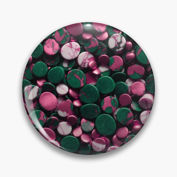 Item preview, Beautiful Smooth Colorful Pebbles Pattern - Pink White Black Marbles designed and sold by Moonsiess.