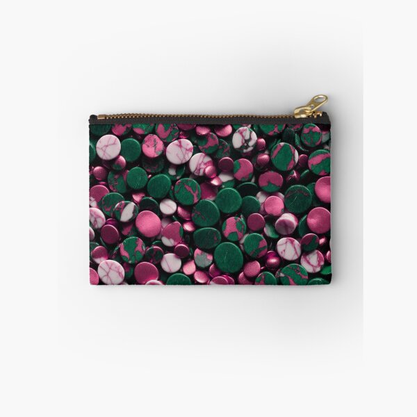 Item preview, Beautiful Smooth Colorful Pebbles Pattern - Pink White Black Marbles designed and sold by Moonsiess.