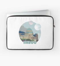 Naboo Retro Travel Poster Laptop Sleeve