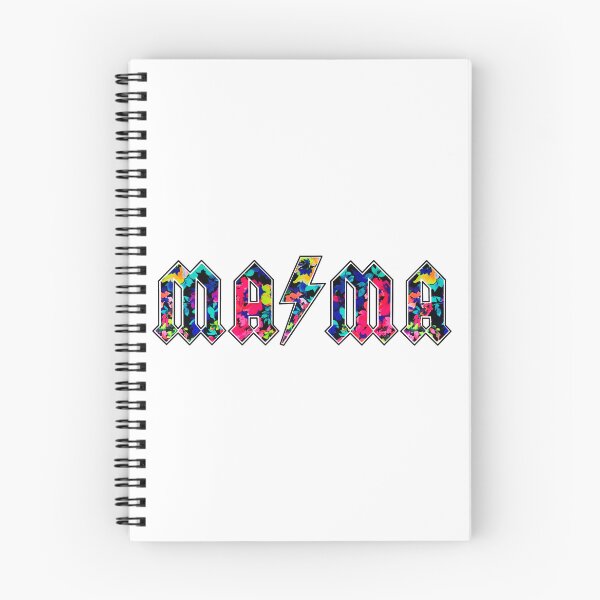 Item preview, ACDC Mama pink floral designed and sold by SuccStickers.
