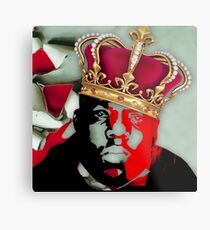 Lienzo metálico El notorio B.I.G.
