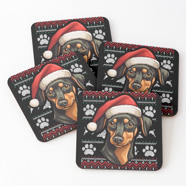 Item preview, German Pinscher Ugly Sweater Christmas designed and sold by rafaeltto.