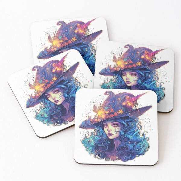 Item preview, Iridescent Colorful witch designed and sold by MendaciousMina.