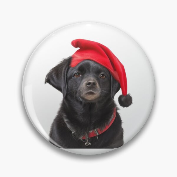 Artikelvorschau, Schwarzer Labrador-Weihnachtsmannhund. Frohe Weihnachten entworfen und verkauft von Debsgiftware .