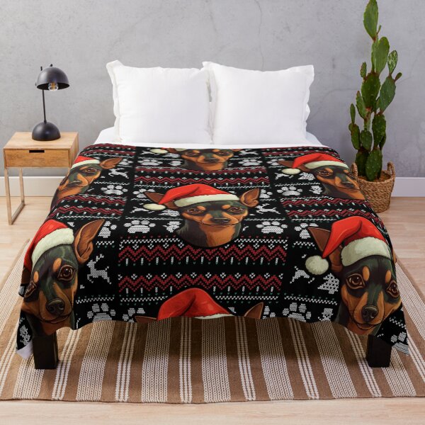 Item preview, German Pinscher Ugly Sweater Christmas designed and sold by rafaeltto.