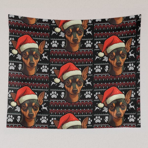 Item preview, German Pinscher Ugly Sweater Christmas designed and sold by rafaeltto.