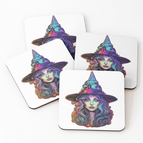 Item preview, Iridescent Colorful witch designed and sold by MendaciousMina.