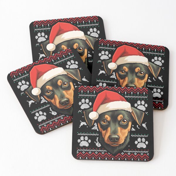 Item preview, German Pinscher Ugly Sweater Christmas designed and sold by rafaeltto.