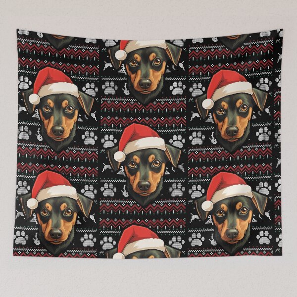 Item preview, German Pinscher Ugly Sweater Christmas designed and sold by rafaeltto.