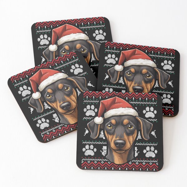Item preview, German Pinscher Ugly Sweater Christmas designed and sold by rafaeltto.