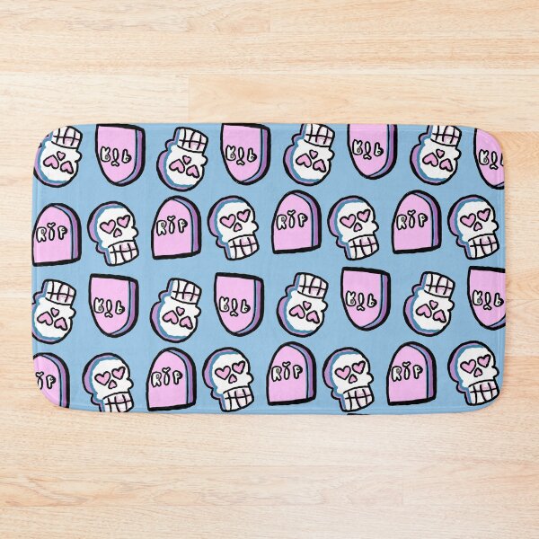 Item preview, Pastel Tombstone and Skull designed and sold by BleedStainArt.
