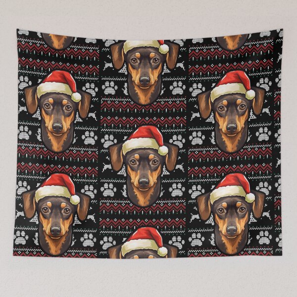 Item preview, German Pinscher Ugly Sweater Christmas designed and sold by rafaeltto.
