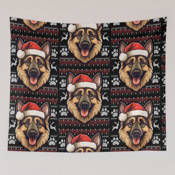 Artikelvorschau, German Shepherd Ugly Sweater Christmas entworfen und verkauft von rafaeltto.