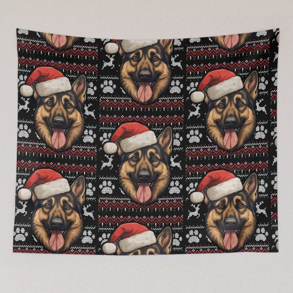 Artikelvorschau, German Shepherd Ugly Sweater Christmas entworfen und verkauft von rafaeltto.