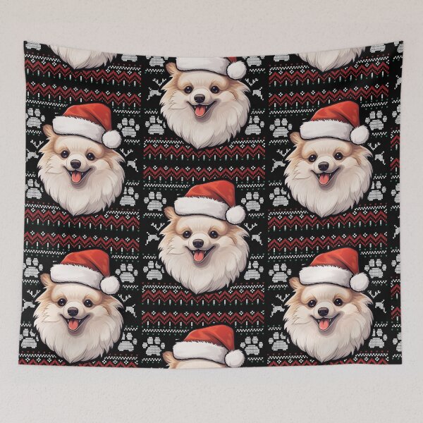 Item preview, German Spitz Ugly Sweater Christmas designed and sold by rafaeltto.