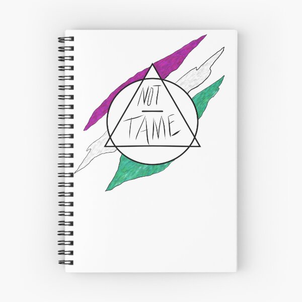 Item preview, Therian Not Tame hand letter series Genderqueer designed and sold by AlmosFrostedArt.
