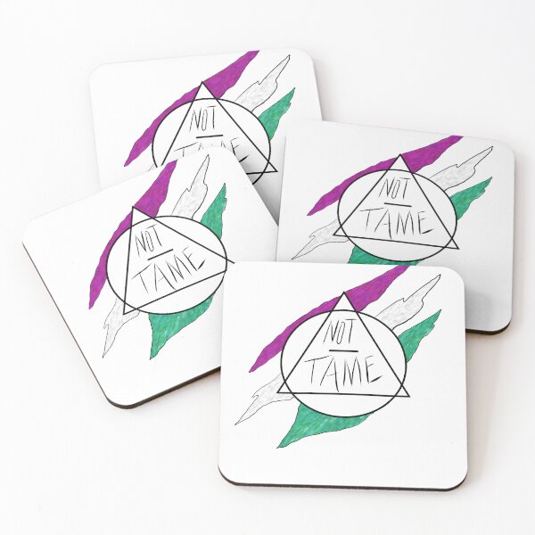 Item preview, Therian Not Tame hand letter series Genderqueer designed and sold by AlmosFrostedArt.